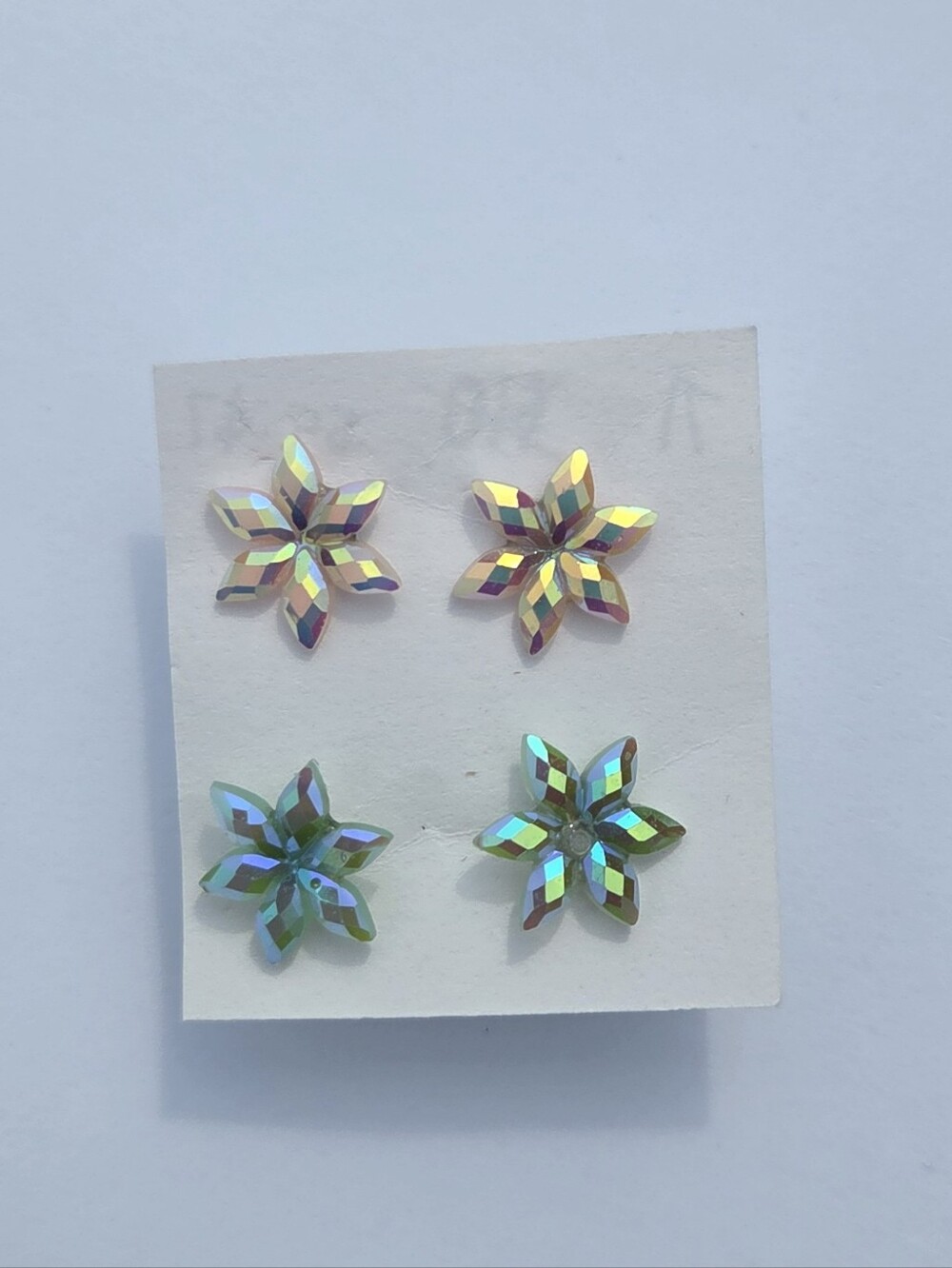 71. Flower stud earrings